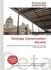 Taronga Conservation Society,6136194333,9786136194332