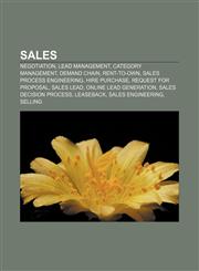 Sales Negotiation, Lead management, Category management, Demand chain, Rent-to-own, Sales process engineering, Hire purchase,1156594804,9781156594803
