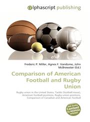 Comparison of American Football and Rugby Union,6130221282,9786130221287