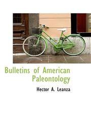 Bulletins of American Paleontology,1116674750,9781116674750