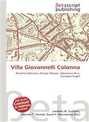Villa Giovannelli Colonna,6134780219,9786134780216
