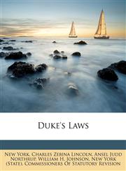Duke's Laws,1174642947,9781174642944
