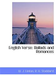 English Verse Ballads and Romances,1103855433,9781103855438