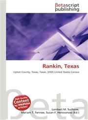 Rankin, Texas,6134799971,9786134799973