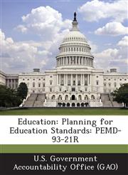 Education Planning for Education Standards: Pemd-93-21r,1289266182,9781289266189