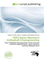 1993 Asian Women's Volleyball Championship,6138360494,9786138360490