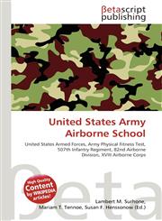 United States Army Airborne School,6134746444,9786134746441
