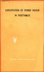 Exploitation of Hybrid Vigour in Vegetables 1st Edition