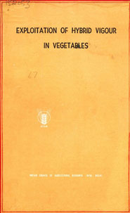 Exploitation of Hybrid Vigour in Vegetables 1st Edition