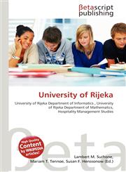 University of Rijeka,6136008408,9786136008400