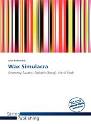 Wax Simulacra,6138777549,9786138777540