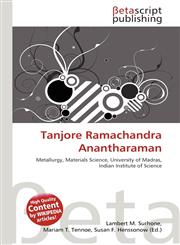 Tanjore Ramachandra Anantharaman,6135415484,9786135415483