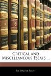 Critical and Miscellaneous Essays ...,1144160715,9781144160713