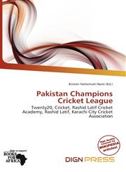 Pakistan Champions Cricket League,6201433481,9786201433489