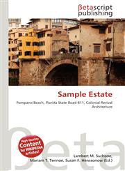 Sample Estate,613532246X,9786135322460