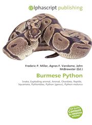 Burmese Python,6130610610,9786130610616