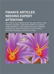 Finance articles needing expert attention Net capital rule, Naked short selling, Payday loan, Financial adviser, Loans and interest in Judaism,1233052837,9781233052837