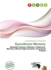 Eyewitness Memory,6200123233,9786200123237