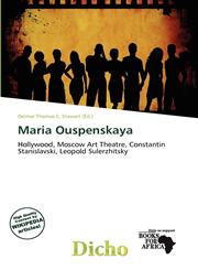 Maria Ouspenskaya,6137222659,9786137222652