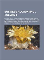 Business Accounting Volume 3,1234085143,9781234085148