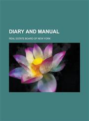 Diary and Manual,1234189704,9781234189709