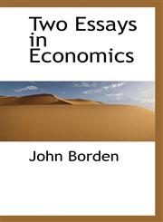 Two Essays in Economics,1103899252,9781103899258