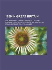 1769 in Great Britain Corsican Crisis,1156356946,9781156356944