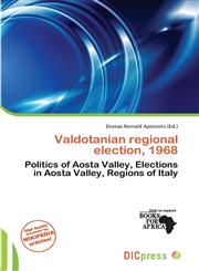 Valdotanian regional election, 1968,6138249798,9786138249795