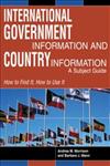 International Government Information and Country Information A Subject Guide Vol. 1,1573564796,9781573564793