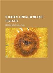 Studies from Genoese history,1150486155,9781150486159