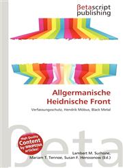 Allgermanische Heidnische Front,6135146823,9786135146820