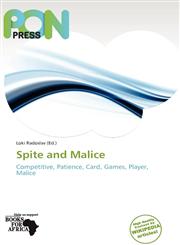 Spite and Malice,6137823121,9786137823125