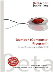 Dumper (Computer Program),6134578053,9786134578059