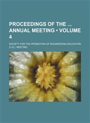 Proceedings of the Annual Meeting (Volume 4),1154215474,9781154215472