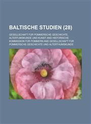 Baltische Studien (28 ),1152218239,9781152218239