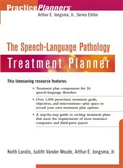 The Speech-Language Pathology Treatment Planner,0471275042,9780471275046