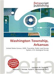Washington Township, Arkansas,6134455245,9786134455244