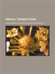 Annual Transactions,1154221644,9781154221640