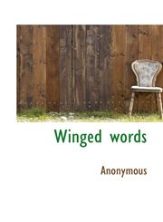 Winged words,1117304183,9781117304182