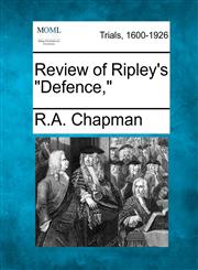 Review of Ripley's "Defence,",1275508987,9781275508989