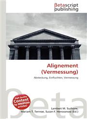 Alignement (Vermessung),6134468681,9786134468688