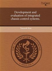 Development and evaluation of integrated chassis control systems.,1243751428,9781243751423