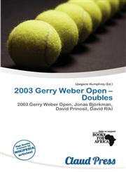 2003 Gerry Weber Open - Doubles,6137743683,9786137743683