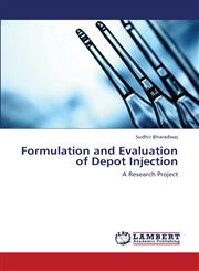 Formulation and Evaluation of Depot Injection,3846595934,9783846595930