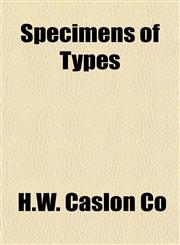 Specimens of Types,1152805886,9781152805880