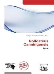 Rolfosteus Canningensis,6138837967,9786138837961