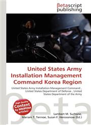 United States Army Installation Management Command Korea Region,6135356194,9786135356199