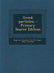 Greek Particles;,1289799040,9781289799045