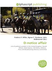 D-notice affair,6134230707,9786134230704