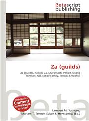 Za (guilds),6130988974,9786130988975